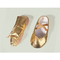 Unise baletne papuče No-Tie Yoga Cipele Plesne cipele Muške elegantne prakse Radnici Split Sole Gold Drawstring 11c