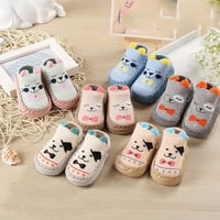 Leey-World Toddler cipele za bebe dječake Djevojke crtane uši kat čarape non kliznite za bebe Step cipele