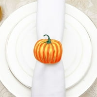 Skladište salvete Creative Party Pumpkin Halloween ukras prsten za ubrus Početna Dekor
