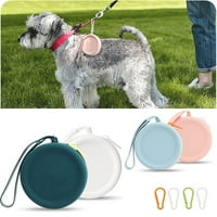 Kainuan BPA-besplatni torbica za pse set silikonskih torbica za kućne ljubimce s karabinom laganom svetlemnim
