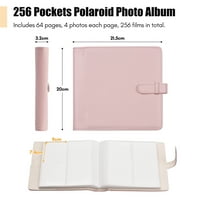 Walmeck džepovi Polaroidni foto album Zamjena za Fujifilm Insta Mini 8+ Liplay
