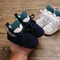 QXUTPO za bebe cipele toplo neklizajući mekani jedini čipkani crtani cyte prozračne cipele veličine