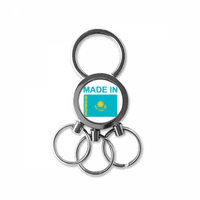 Kazahstanska država Ljubav od nehrđajućeg čelika Metalni lančani prsten za ključeve za ključeve za ključeve