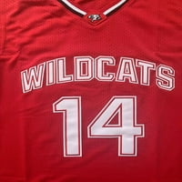 -Ifts mus wildcats srednjoškolski dres, Troy Bolton Basketball Jersey, košarkaški dres Chad Danforth
