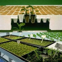 Kocke se postavlja s mrežnim posudama za vertikalni vrt hidroponski akvaponski uzgoj