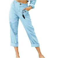 Mrat ženske teretne pantalone za žene Ljetne casual teretne hlače Žene stručne elastične žene Poslovne