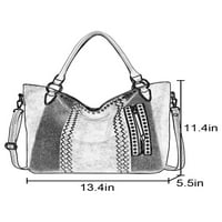 Sanviglor dame torba patent patentne točke multi džepovi PU kožne križne torbe Dizajner za žene torbica