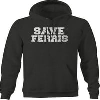 Save Ferris Grafičke dukseve Xlarge tamno siva