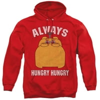 Gladni gladni hippos - gladan - povukli hoodie - velika