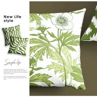Proljetni zeleni retro geometrijski bacanje jastuk za jastuk američki stil Vrt kauč jastuk Model Soba