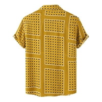 Muško ljetno casual top majica Hawaii modna majica za print kratkih rukava isključite modnu majicu košulje