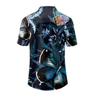 Bluze za žene DRESSY CASTER CHENLEY HENLEY Ljetni grafički otisci Košulje 2xL
