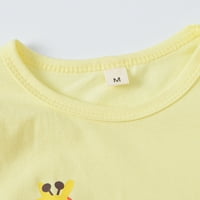 Dječačka odjeća za djecu unise baby majica pamučni slatki crtani vrhovi za ispis na 1- godina Fragarn