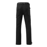 Teretne hlače u boji Casual Fashion Street stil Veliki džep višestruki džepni pojas Tanak kombinezon