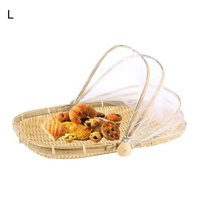 Košar za piknik, otporan na šljokicu i voćni krug za spremanje za odlaganje od prašine sa poklopcem