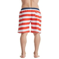 Beiwei muške dna ljetne kratke hlače elastična struka plaže kratke hlače prozračna odjeća za plažu Muški