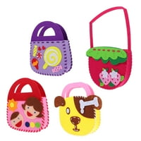 KIT torba izrada torbica Materijali za šivanje torbica iz crtanih ljubičasta Ages Kidskit tkani torbica