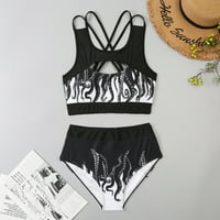 Žene Bikini setovi Sjetni kostimi ljetni kupaći kostimi cvjetni print kupaći kostim bljeskalice Odabir
