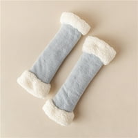 Zimske debele čarape žene koljena jastučići janje zadebljano toplo kuću jesenski zimski stil vunene