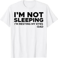 Drvo sretan očev dan Ne spavam majicu vintage muške tate