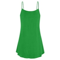 RBAOFUJIE Formalne haljine za žene Ženske rezervoar Ljeto Trendy Tops Košulje Casual bez rukava V-izrez