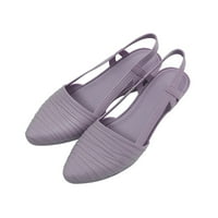 DMQupv cipele za žene za žene sandale klizne na vanjski habanje loaferi sandale za žene visoki luk sandala