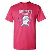 Introverti Ujedinite odvojeno sarcastic nerd grafički tees lor majica Odjeća za muškarce Humor smiješna