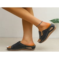 Dame Sandal Ljetne sandale Slip na slajdsima Papuče Lagane cipele Ženske plaže Udobne plave 7