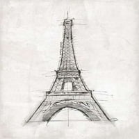 Eiffelov skica Poster Print by Onrei Onrei ONRC005C