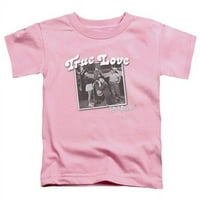 Trevco Little Rascals & True Love Majica kratkih rukava Majica, Pink - Mali - Toddler