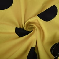 Havajski elegantne majice za muškarce veliki i visoki gumb za odmor niz kratki rukav CALLAR COLLAR TEE majice Ležerne prilike ljetna plaža TOP bluza Yellow XL