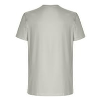 Giligiliso muški vrhovi grafički pamučna fitness sportska majica sa kratkim rukavima okrugla bluza za bluzu za vrata 3D digitalni pulover za ispis
