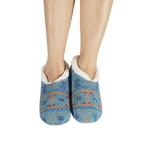 Zimska čvrsta boja pletene plišane tople čarape Početna čarapa zadebljane čarape za hladnoću