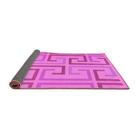 Ahgly Company u zatvorenom kvadratu Sažetak ružičaste prostirke savremene površine, 7 'kvadrat