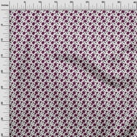 Onuone pamučna kambrična tamna magenta tkanina Florals tkanina za šivanje tiskane ploče od tiskane od dvorišta široko