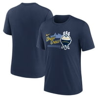 Muški Nike Mornary Milwaukee Brewers City Connect TRI-Blend majica