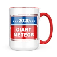 Neonblond smiješni izborni znak Giant Meteor krila poklon za ljubitelje čaja za kavu