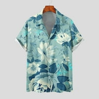 Amidoa muns majice Ležerne prilike modernog velika i visoka cvjetna sitnica Havajska košulja Labavi