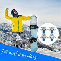 Snowboard vijak za vezivanje uključuje snowboard vijke za montažu i perilice za snijeg