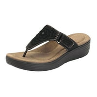 Sandale za žene - Omladinski slobodno vrijeme Cool Papuče Papuče ženske sandale Crne veličine 6