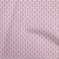 Onuone viskoza šifon ružičaste ružičaste tkanine Geometrijski šivaći materijal Ispis tkanina sa dvorištem