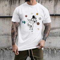 Jsaierl Muške grafičke majice Ležerne prilike, Ležerne prilike 3D skraćene majice kratki rukav Slim