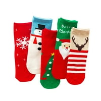 Par Jesenja zima tople čarape Božićne pamučne čarape za djecu djece