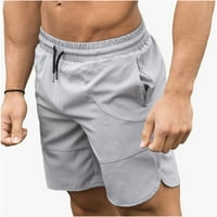 Košarkaške kratke hlače Muškarci Men Solid prozračne fitnes Sportske kratke hlače Brze sušenje Tstraning