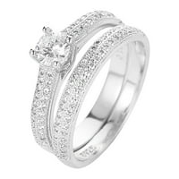 Prstenovi para sa dijamantima za žene modni nakit Popularni dodaci