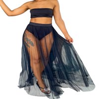 Gureui Womeny Sexy Bikini kupaćih sjednici, namotani bandeau vrhovi + plivajte kratak + mrežasta kostim