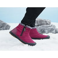 Woobring unise zimske čizme vodootporne čizme s snegom sa obloženim udobnim čizme za gležnjeve žene,