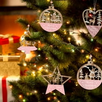 Božićne ukrase Privjesak snjegovići privjesak ružičasti obojen pokloni za muškarce Punjenje poklona