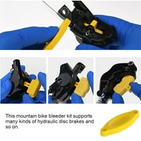 Tureclos kočnica Krvava KIT Mountain Bike Hydraulic Disc kočnica Bleeder Set alata za održavanje bicikla, STD Metalni konektor