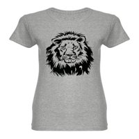 Umjetnički lav majica u obliku liona Žene -Image by Shutterstock, ženska srednja sredstva